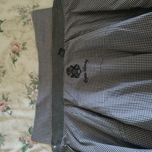 English Laundry Gray and White Plaid Shirt - Size 16 34/35 - Picture 9 of 9